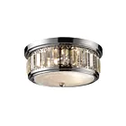 Plafonnier ELK Home Flushmounts 11226-2 120W 2 lumières chrome poli