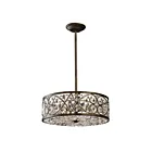 ELK Home 11287-6 Amherst 360W 6-Lumières Bronze antique Lustre