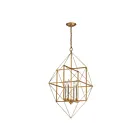 Suspendu ELK Home Connexions 1141-005 240W 4 lumières or en feuille