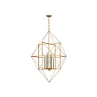 Suspendu ELK Home Connexions 1141-006 480W 8 lumières or en feuille
