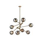 ELK Home 1141-082 Accelerated Returns 320W 8-Lumières Laiton vieilli Lustre