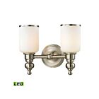 Lumière Vanité LED ELK Home Bristol Way 11581-2-LED 19W 2 lumières nickel brossé