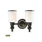 Lumière Vanité LED ELK Home Bristol Way 11591-2-LED 19W 2 lumières bronze huilé