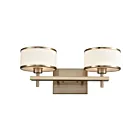 Lumière vanité ELK Home Utica 11616-2 120W 2 lumières laiton satiné
