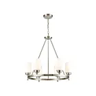 ELK Home 11667-6 Dawson 360W 6-Lumières Nickel satiné Lustre