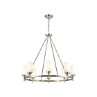 ELK Home 11668-8 Dawson 480W 8-Lumières Nickel satiné Lustre