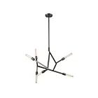 ELK Home 11858-6 Free Form 360W 6-Lumières Graphite foncé Lustre