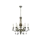 ELK Home 1202-005 Genevieve 360W 6-Lumières Gris vieilli Lustre