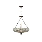 ELK Home 12025-6 Christina 360W 6-Lumières Moka Lustre