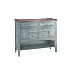 Armoire Hartford - petit ELK Home 12038 bleu vieilli