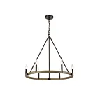 ELK Home 12316-6 Transitions 360W 6-Lumières Bronze huilé Lustre
