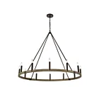 ELK Home 12318-12 Transitions 720W 12-Lumières Bronze huilé Lustre
