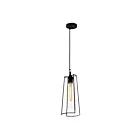 ELK Home 1243-MB-CL 1-lumière Noir mat Suspendu