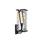 ELK Home 1250-MB-CW Waterfall Noir mat Lanterne murale d'extérieur