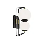ELK Home 1261-MBSB-MA Cosmos Noir mat Applique murale extérieur