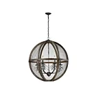 Suspendu ELK Home Renaissance Invention 140-008 360W 6 lumières zinc patiné