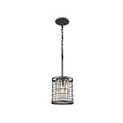 Mini suspendus ELK Home Nadina 14345-1 60W 1 lumière fer argenté