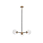 ELK Home 14431-3 Boudreaux 180W 3-Lumières Noir mat Lustre