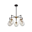 ELK Home 14437-5 Boudreaux 300W 5-Lumières Noir mat Lustre