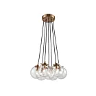 ELK Home 14465-7 Boudreaux 420W 7-Lumières Noir mat Lustre