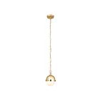 Mini suspendus ELK Home Harmelin 14494-1 60W 1 lumière laiton satiné