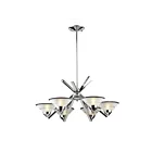 ELK Home 1475-6 Refraction 18W 6-Lumières Chrome poli Lustre