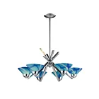 ELK Home 1475-6CAR Refraction 18W 6-Lumières Chrome poli Lustre