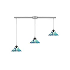 Suspendu multiple ELK Home Refraction Configurable 1477-3L-CAR 120W 3 lumières chrome poli