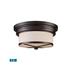 Plafonnier LED ELK Home Flushmounts 15025-2-LED 19W 2 lumières bronze huilé