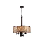 ELK Home 15034-6 Barringer 360W 6-Lumières Bronze vieilli Lustre