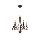 ELK Home 15042-5 Gloucester 300W 5-Lumières Bronze patiné Lustre
