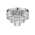 Plafoneir semi encastré ELK Home Palacial 15215-3 180W 3 lumières chrome poli
