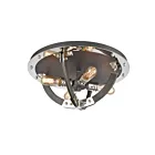 Plafonnier ELK Home Riveted Plate 15233-4 240W 4 lumières fer argenté