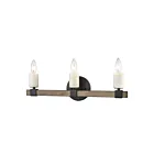 Lumière vanité ELK Home Stone Manor 15468-3 180W 3 lumières noir mat