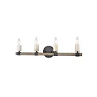 Lumière vanité ELK Home Stone Manor 15469-4 240W 4 lumières noir mat
