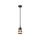 Mini suspendus ELK Home Millville 15481-1 60W 1 lumière noir mat