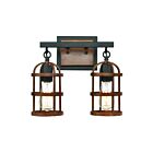 Lumière vanité ELK Home Millville 15483-2 120W 2 lumières noir mat