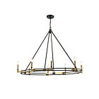 Chandelier linéaire ELK Home Talia 15607-8 480W 8 lumières bronze huilé