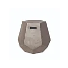 Table d'appoint Delana ELK Home 157-033 béton ciré