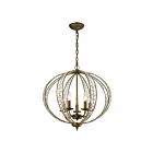 ELK Home 15965-5 Elizabethan 300W 5-Lumières Bronze foncé Lustre