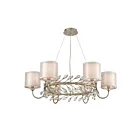 ELK Home 16285-6 Asbury 360W 6-Lumières Argent vieilli Lustre