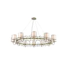 ELK Home 16287-12 Asbury 720W 12-Lumières Argent vieilli Lustre