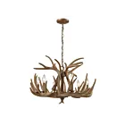 ELK Home 16315-6 Elk 360W 6-Lumières Tonalité du bois Lustre