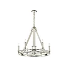 ELK Home 16352-6 Bergamo 360W 6-Lumières Nickel poli Lustre
