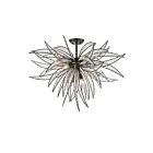 Plafoneir semi encastré ELK Home Naples 16363-8 480W 8 lumières graphite foncé