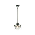 Mini suspendus ELK Home Seaway Passage 16515-1 60W 1 lumière nickel satiné