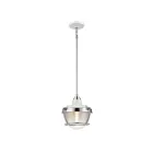 Mini suspendus ELK Home Seaway Passage 16525-1 60W 1 lumière nickel satiné