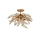Plafoneir semi encastré ELK Home Naples 16762-5 300W 5 lumières or mat