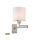 Applique Murale LED ELK Home Carson 17150-1-LED 9.5W 1 lumière nickel brossé
