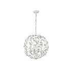 ELK Home 18124-4 Circeo 240W 4-Lumières Blanc antique Lustre